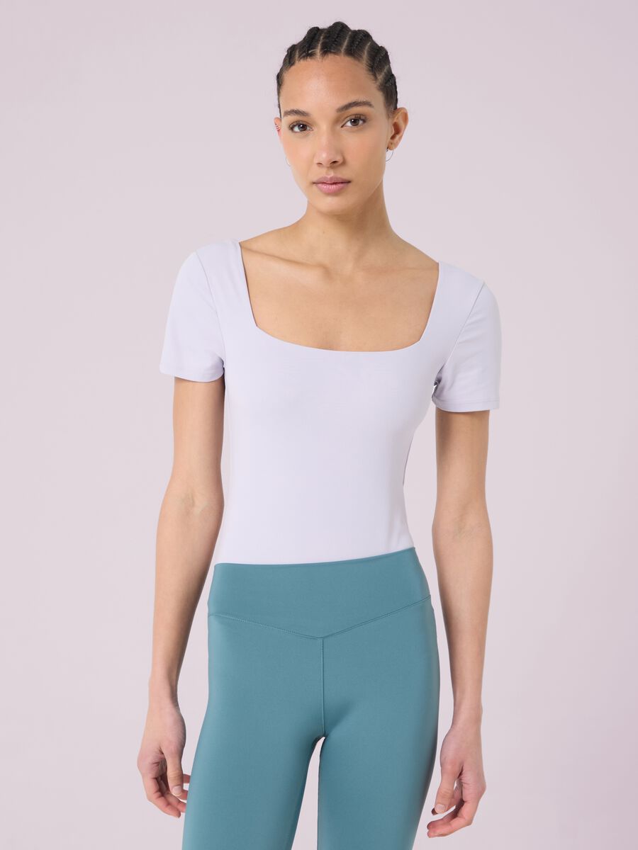 Short Sleeve Bodysuit with Square Neck ALTAVIA STUDIO_3