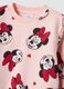 Completo jogging rosa in misto cotone con stampa Minnie_2