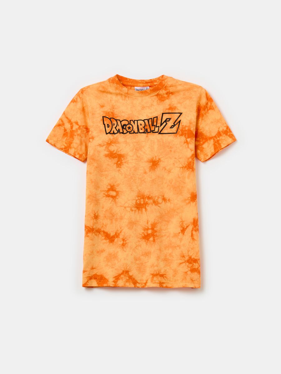 Tie-dye T-shirt with Dragon Ball Z print_1