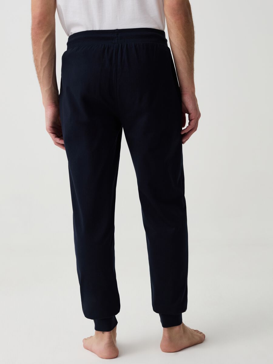 Long pyjama trousers with drawstring_2