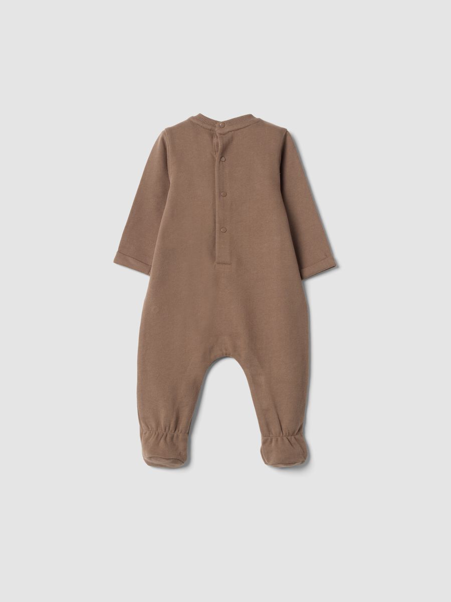 Tutina marrone chiaro in puro cotone organico_1