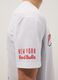 Short sleeve pure cotton white regular fit Red Bulls T-shirt_3