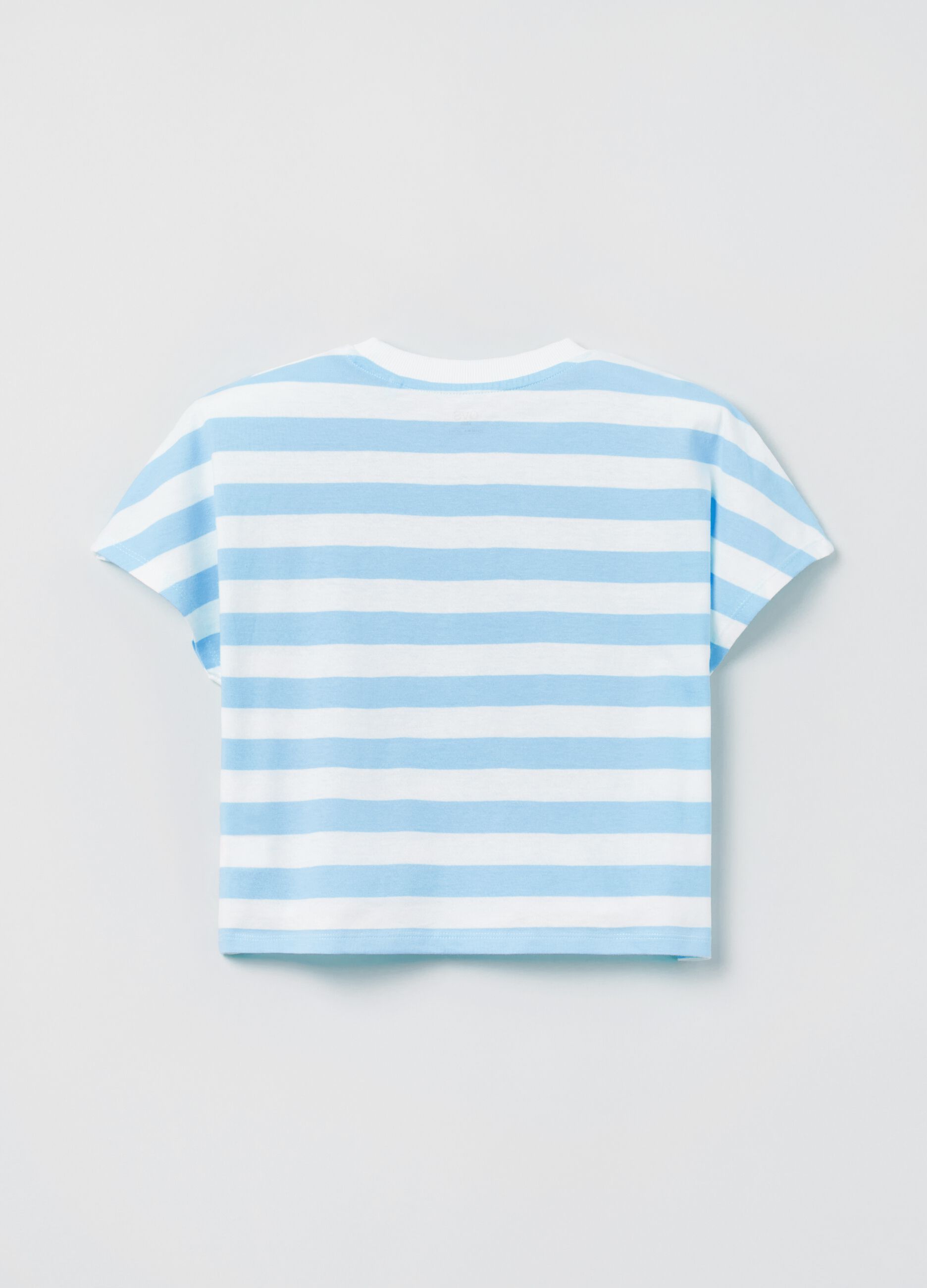 T-shirt in cotone a righe 