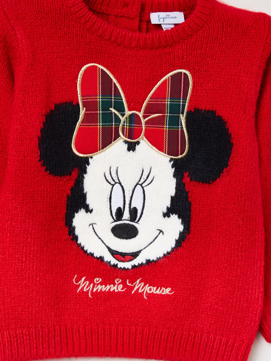 Pullover with jacquard Minnie Mouse design_2
