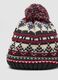 Jacquard beanie with pom-pom_2