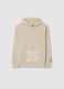 Boys' beige pure cotton regular fit sweatshirt_3
