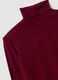Red high-neck jumper in viscose-wool blend, regular fit_2