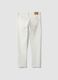 Vaqueros blancos slim fit de algod&oacute;n el&aacute;stico_1
