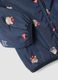 Giacca blu con cappuccio e zip con stampa orsetti per neonato_2