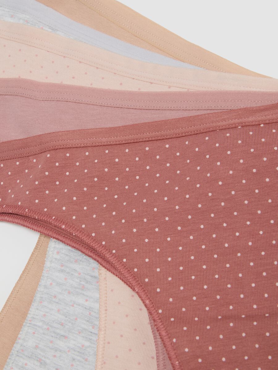 Five-pack of Brazilian briefs in organic cotton and stretch viscose_2