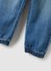 Blue Cotton Regular Fit Jog Denim for Kids_2
