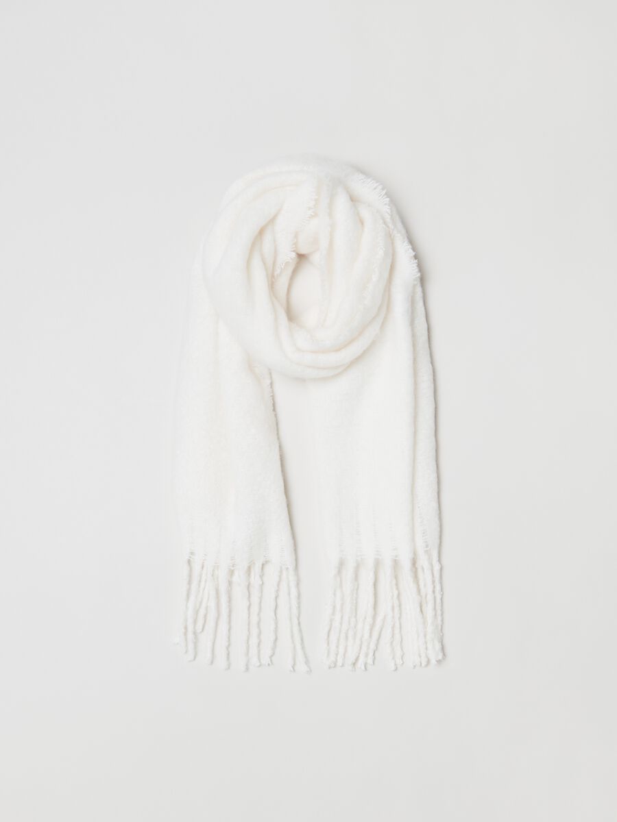 Scarf with fringing_0