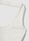 White stretch cotton tank top_5