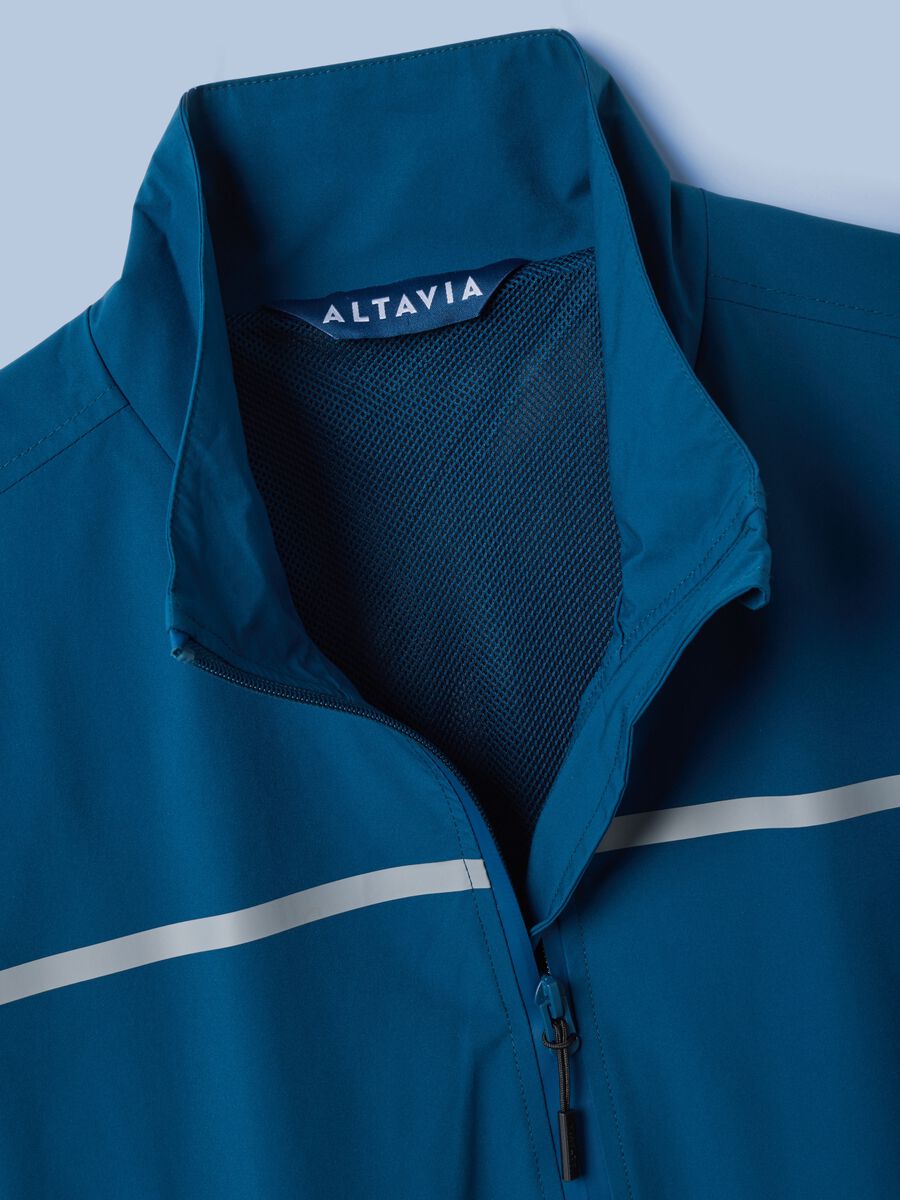 ALTAVIA SAILING blue windbreaker jacket with zip_7