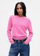 Pink Cotton Blend Sweater_0