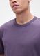 Violettes Kurzarm-T-Shirt aus Baumwolle_3