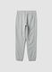 Grey cotton-blend jogger trousers, regular fit_6