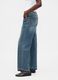 Blue Wide-Leg Denim Trousers_4