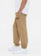 Beige Jogginghose aus Baumwoll-Polyester-Mischung_4