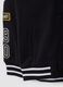 Sweatshirt preta em algod&atilde;o puro estilo college com log&oacute;tipo, corte regular para menino_3