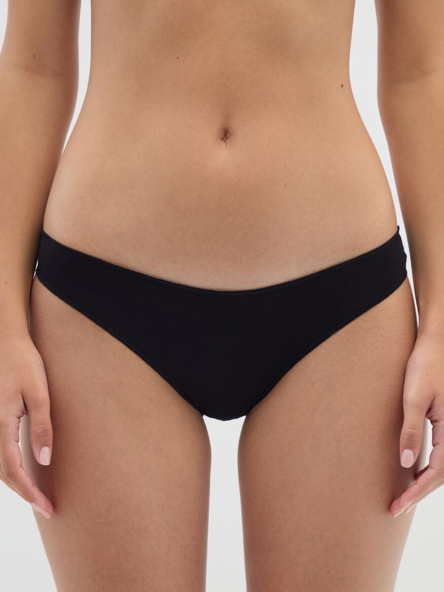 Two-pack Brazilian-cut briefs in organic cotton_1