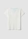 White organic cotton Mickey Mouse print pyjama T-shirt_5