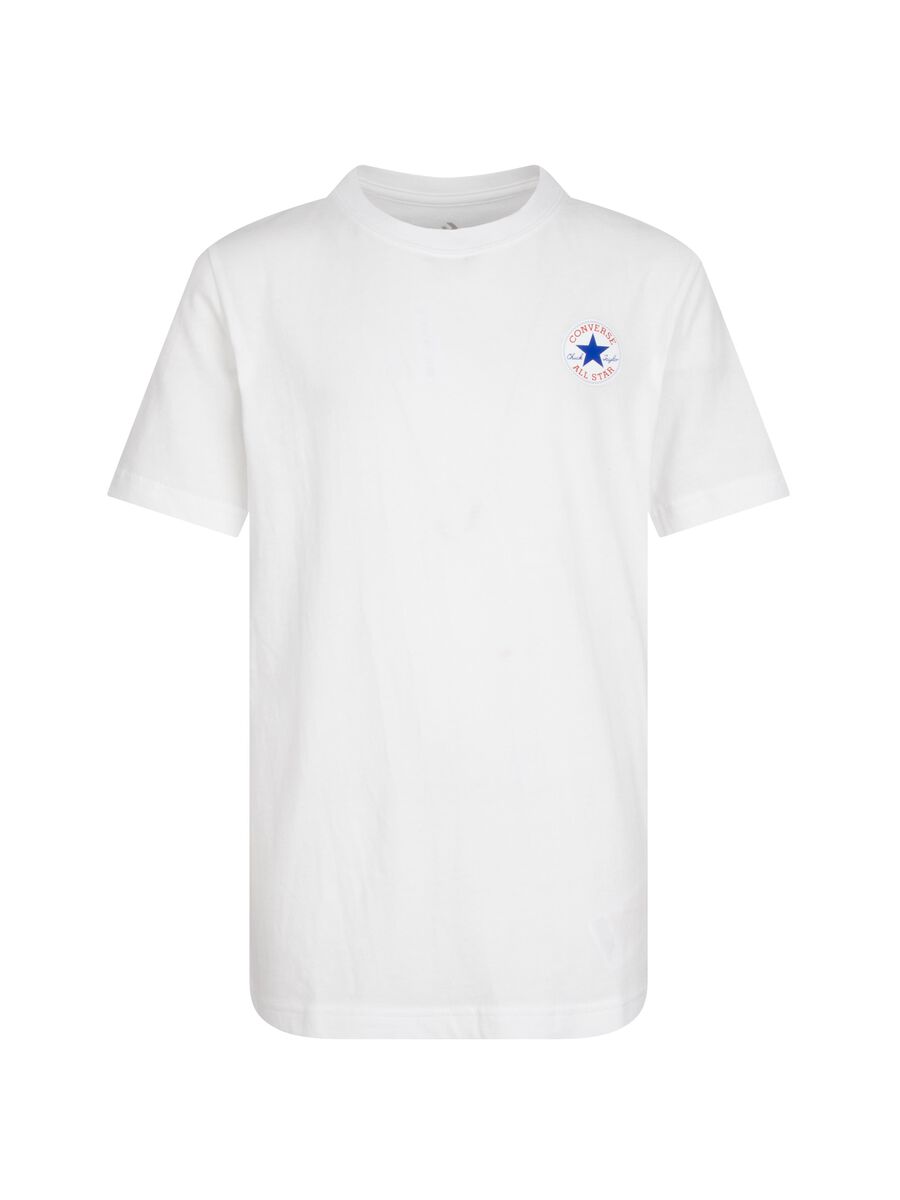 Cotton T-shirt with Chuck Taylor logo print_0