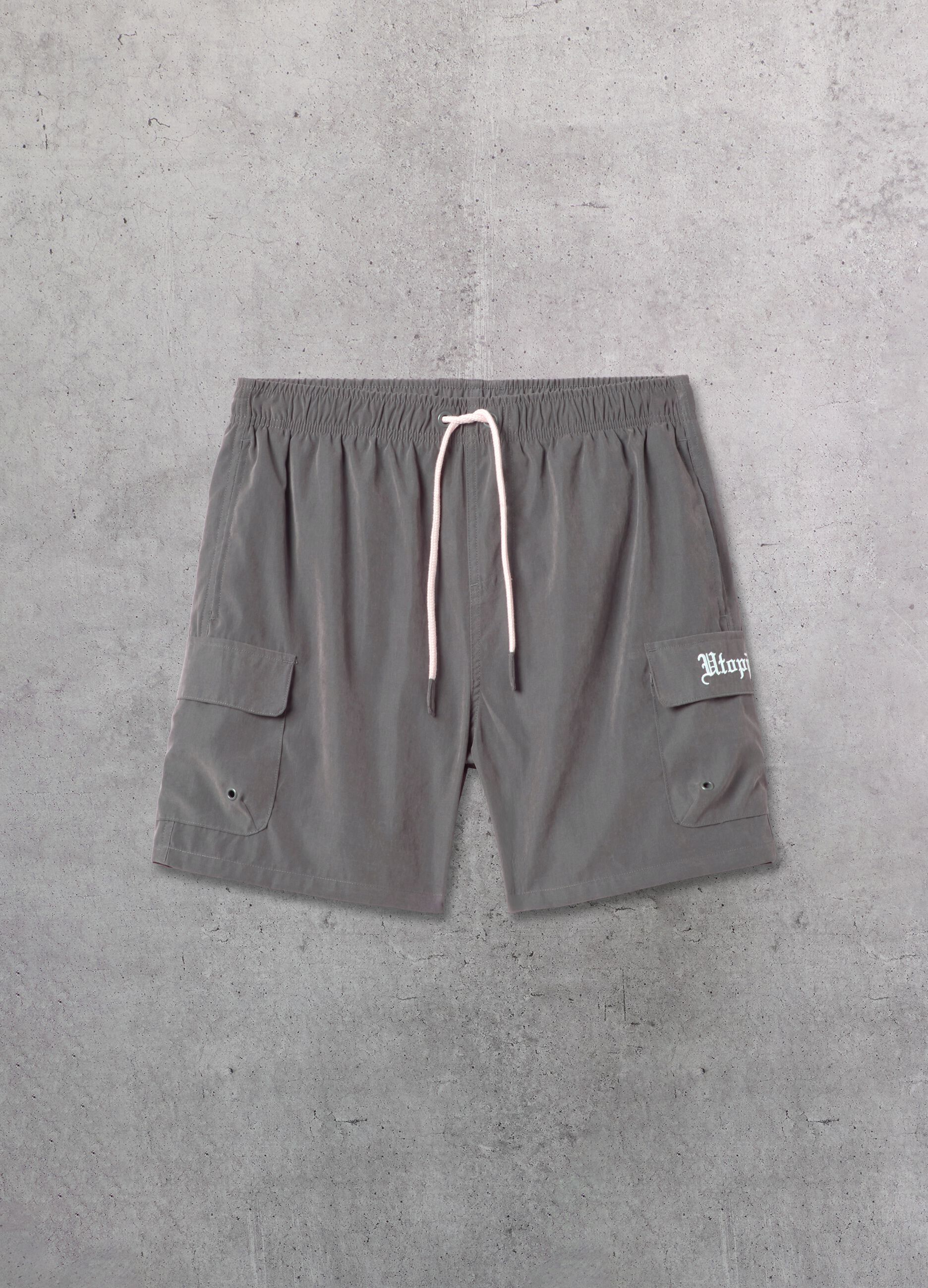 Cargo Swim Shorts Vintage Grey