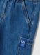 Blaue Cargo-Jeans aus Denim in Baumwoll-Viskose-Mix f&uuml;r Babyjungen_2