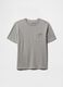 Light grey crew neck T-shirt_0
