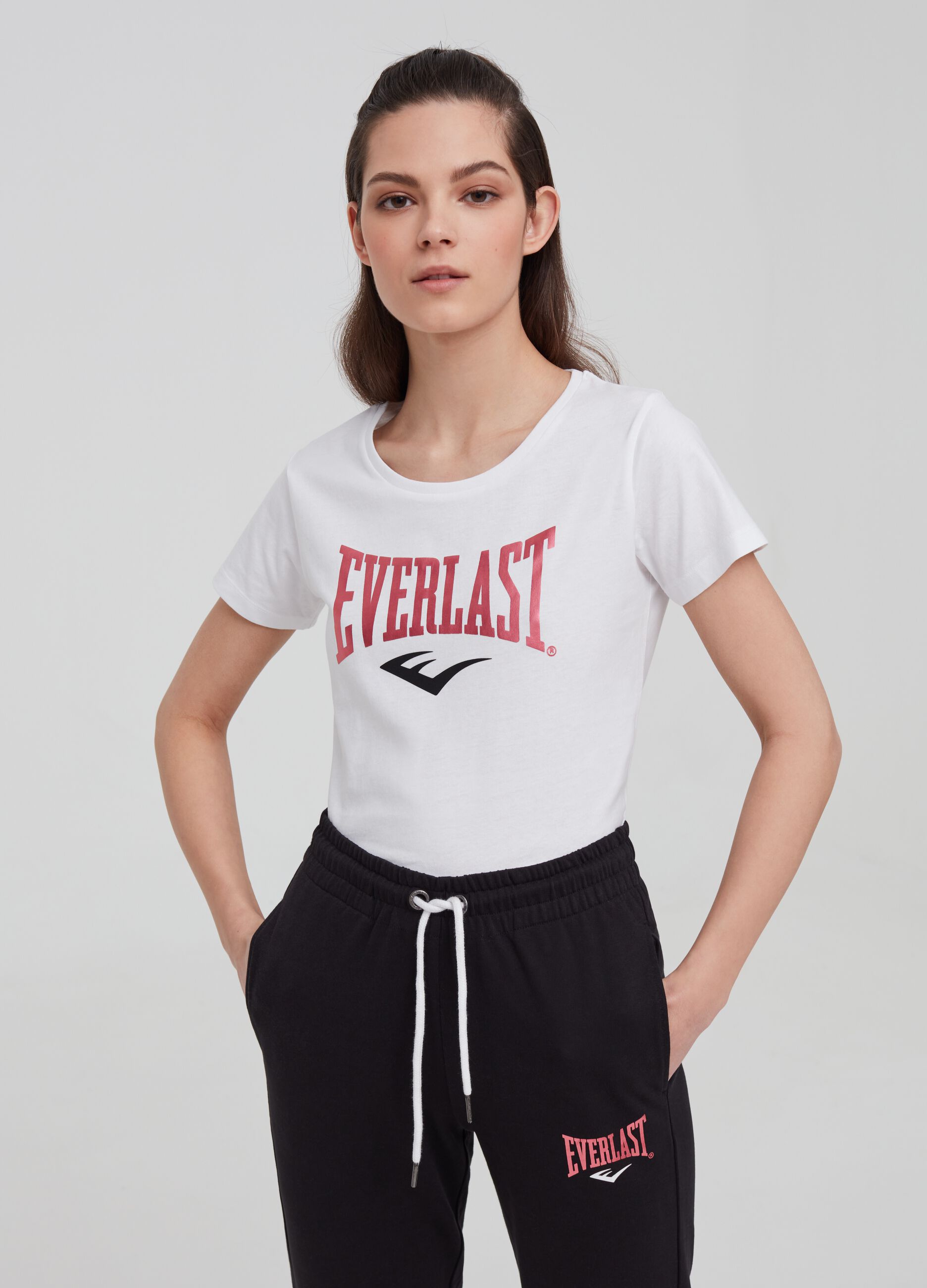 Camiseta de algodón 100% estampado Everlast