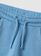 Toddler Regular Fit Jogger Trousers in Pure Cotton Light Blue_2