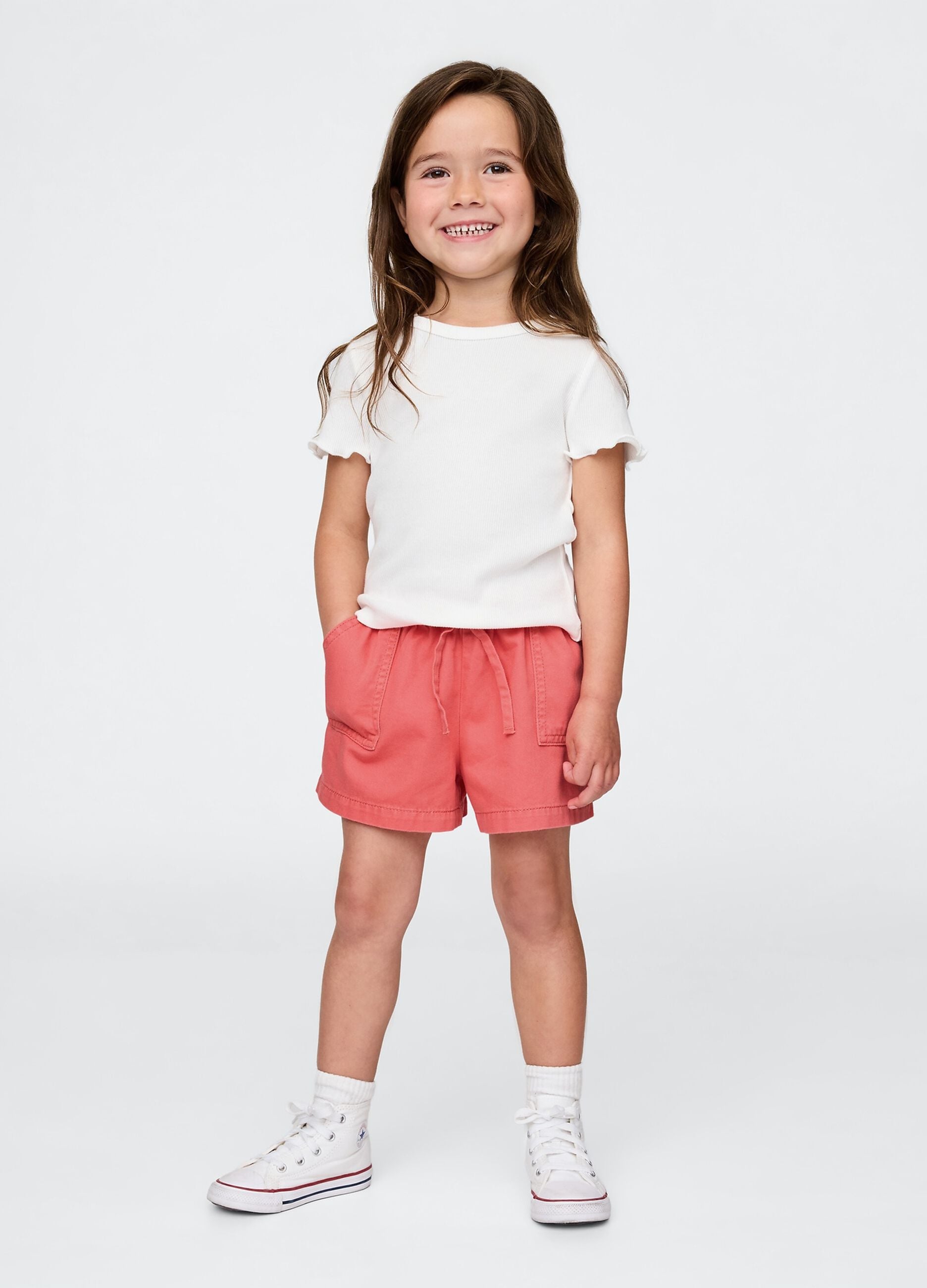 Pink Cotton Shorts