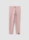Girls&rsquo; pink stretch cotton regular-fit leggings_0