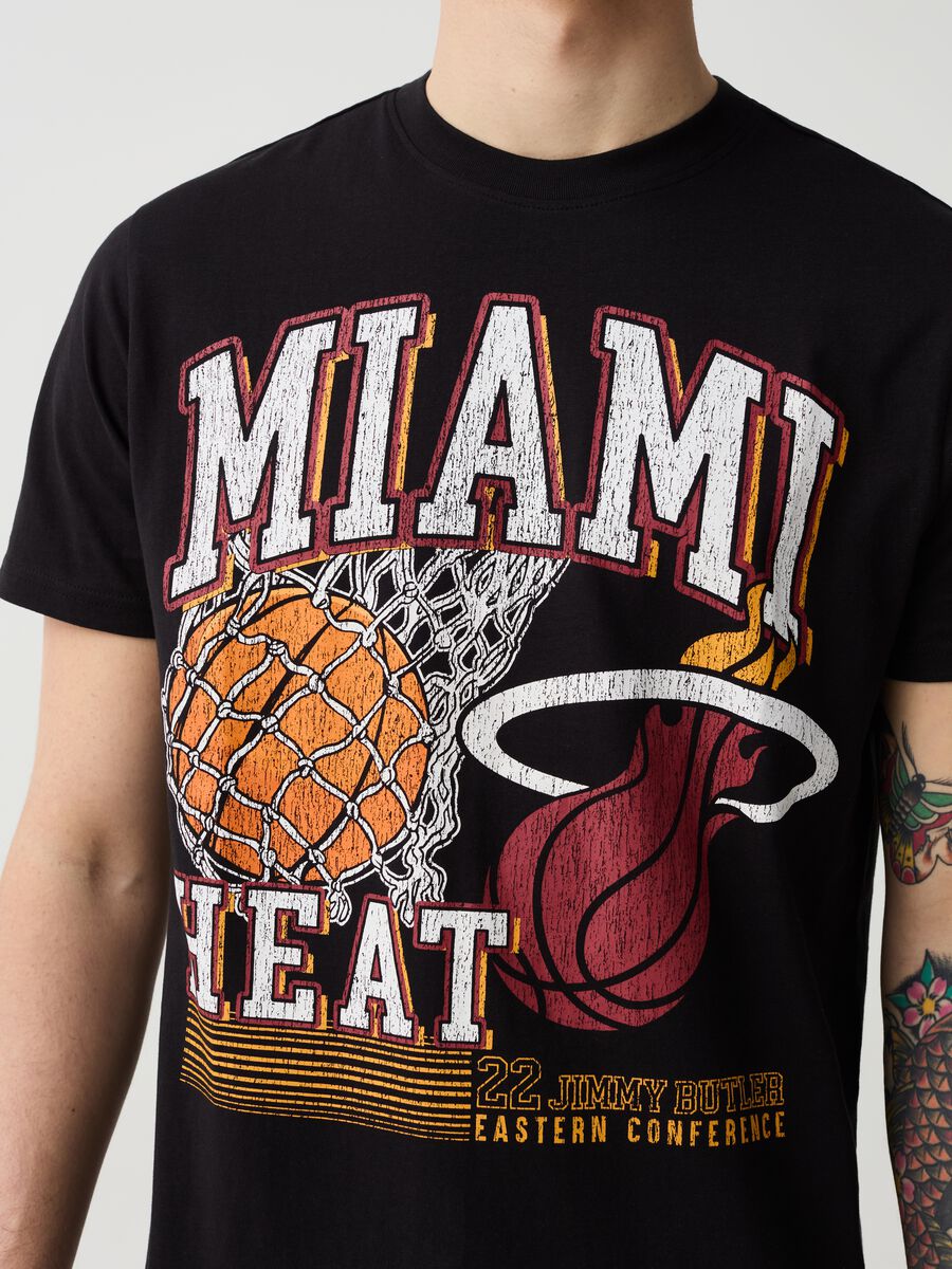 T-shirt con stampa NBA Miami Heat_1