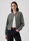 Bomber jacket in m&eacute;lange wool blend_0