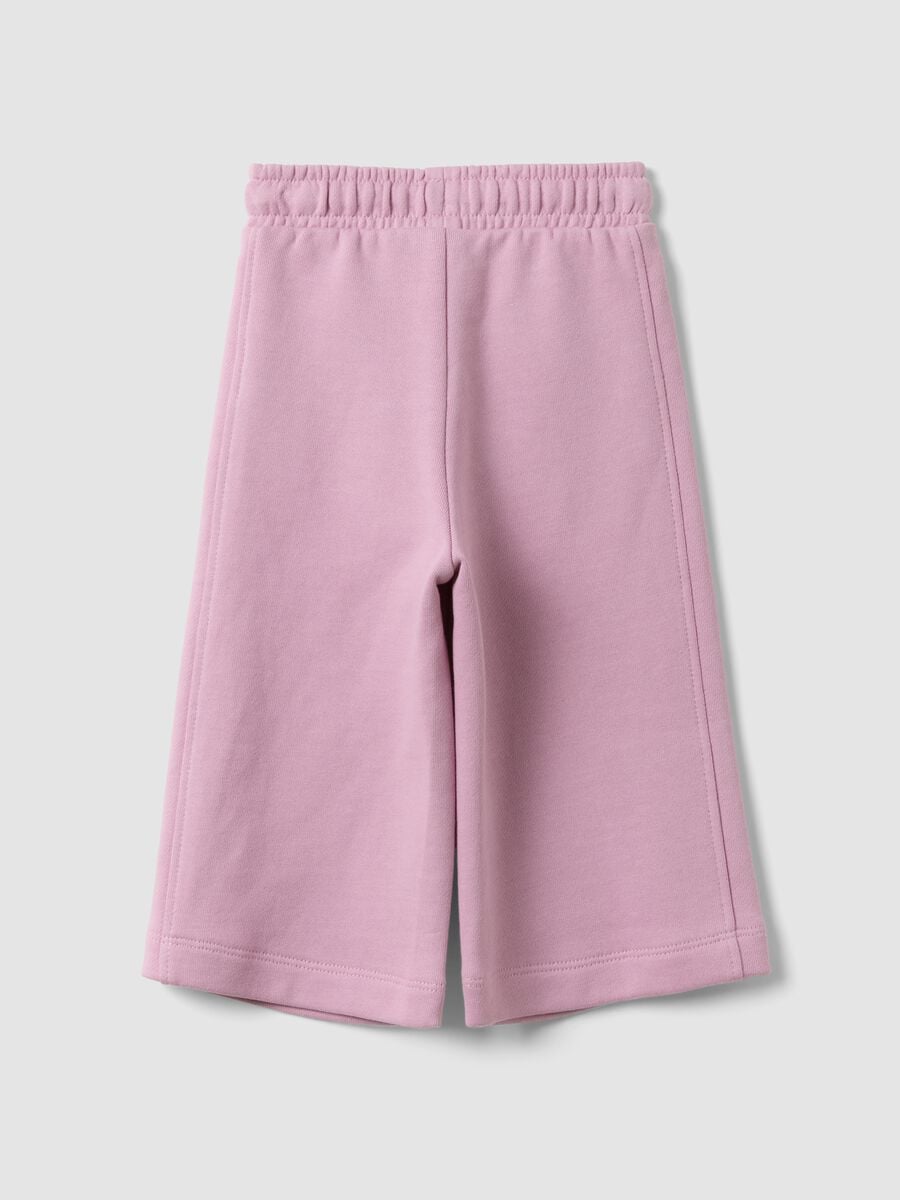 Rosa Culotte-Hose aus Bio-Baumwolle_1