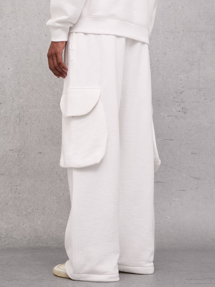 Cargo Sweatpants White_2