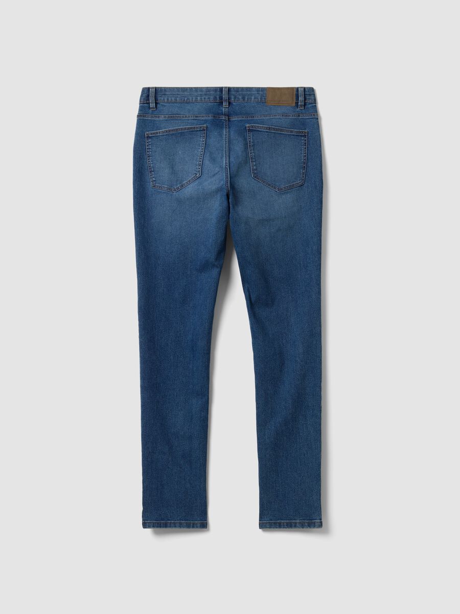 Jeans denim skinny fit in cotone elasticizzato_2