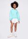 Mint green lightweight jacket with hood_1