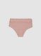 Pink stretch microfibre briefs with lace_4