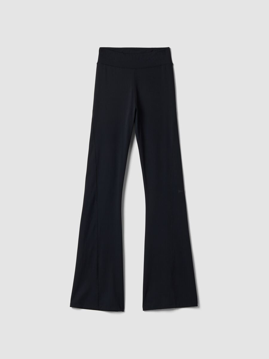 Black Yoga Flare Pants_1