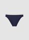 Blaue Bikinihose aus elastischem Material_4