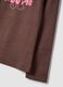 Brown organic cotton T-shirt with high neck_3