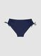 Blue high-waisted stretch-fabric bikini bottoms_4