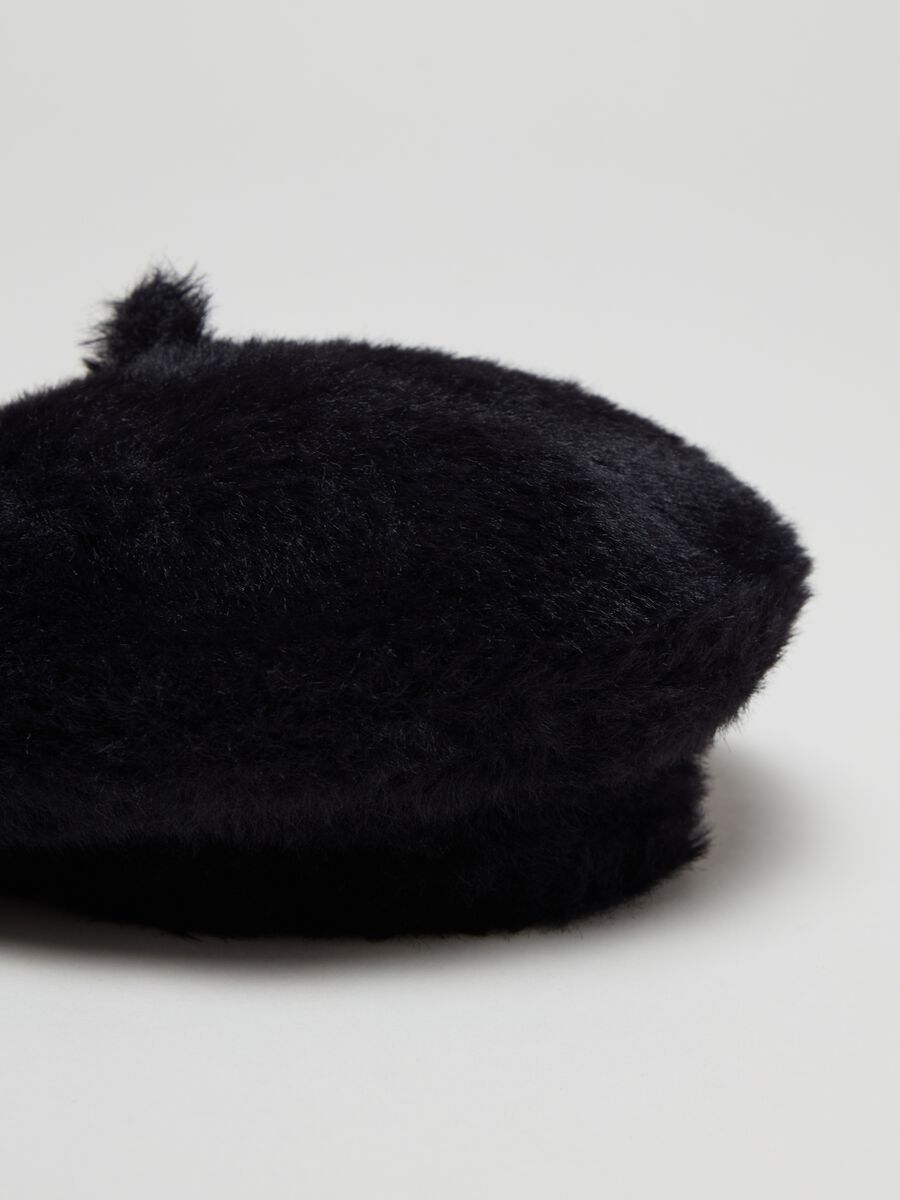 French beret in faux fur_1