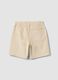 Beige Cargo-Shorts aus Stretch-Baumwolle f&uuml;r Jungen, Baggy Fit_4