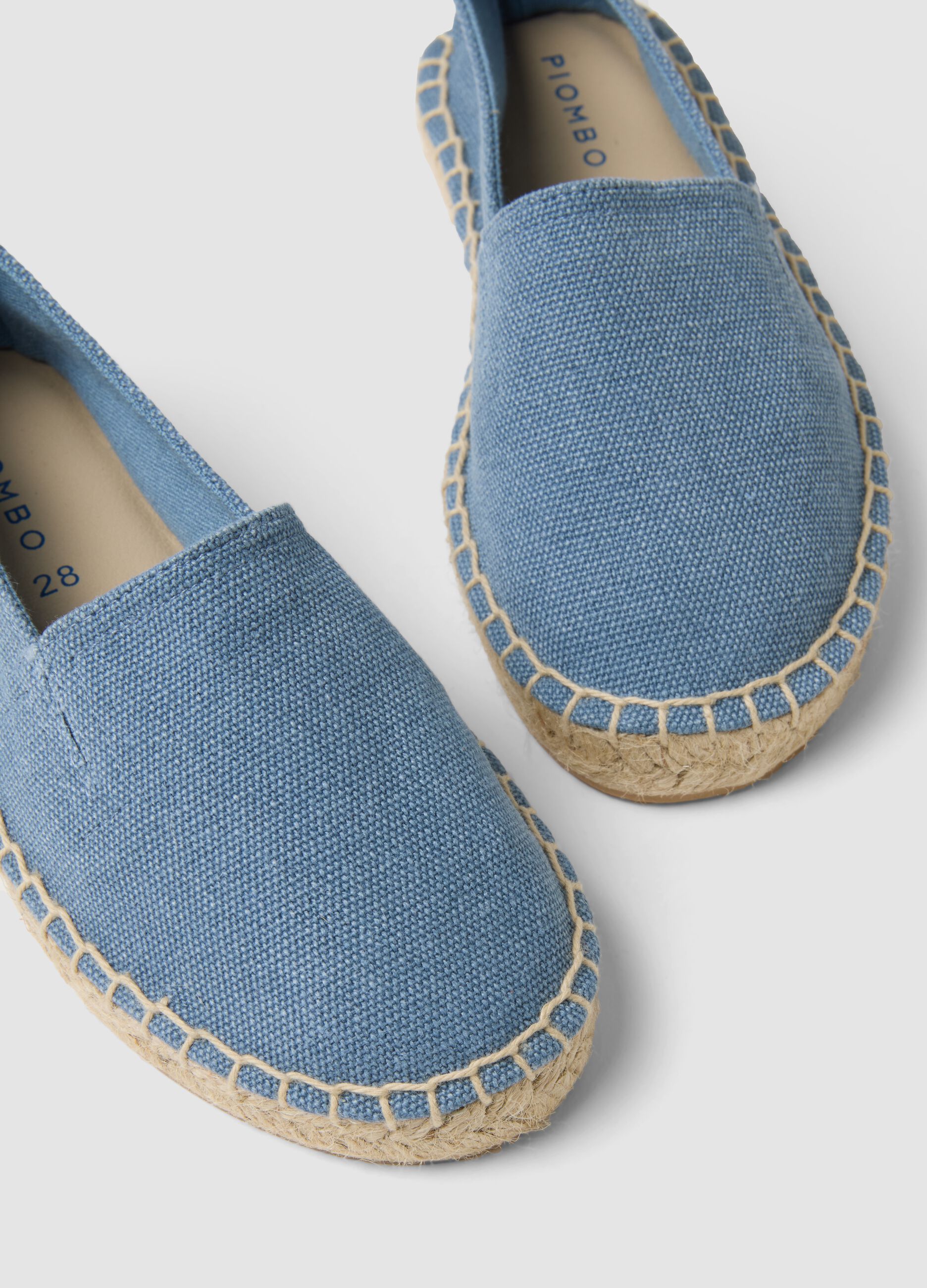 Blue espadrilles for boys