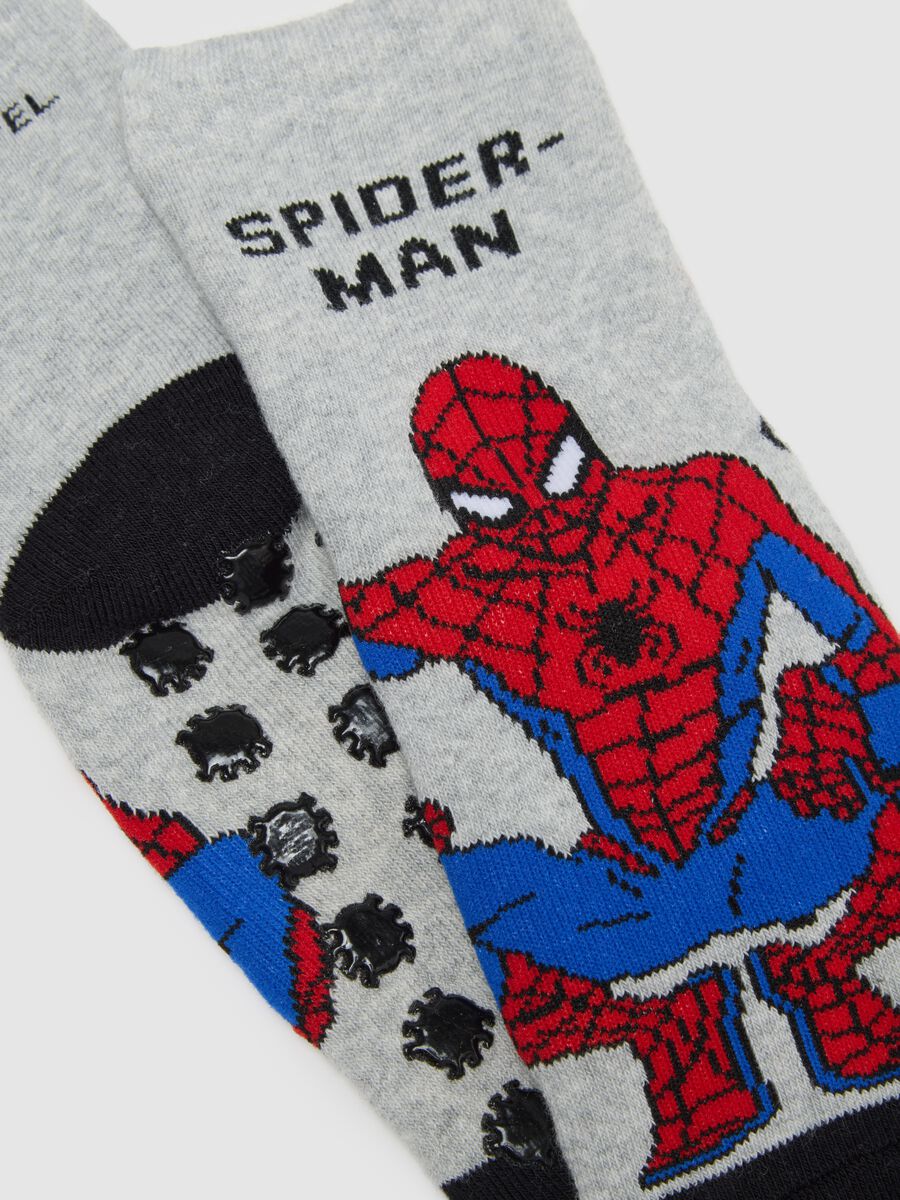 Children's Grey Cotton Blend Socks_1