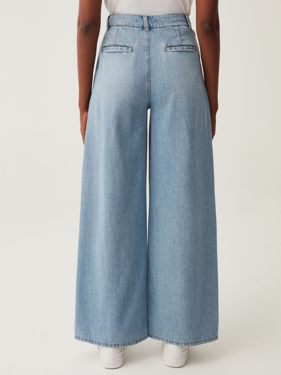 High-rise wide-leg jeans with darts_2